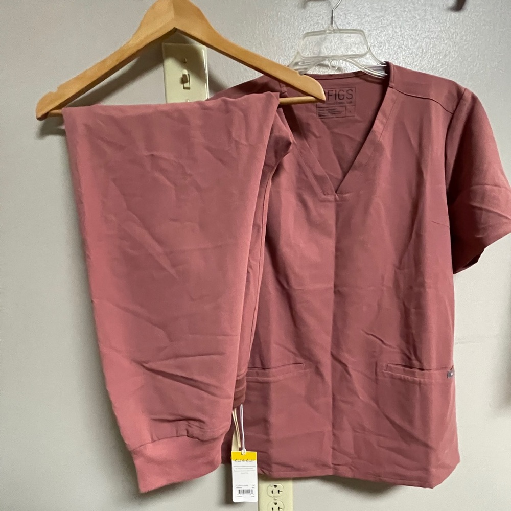 Figs XL mauve joggers, L mauve 3 pocket casma